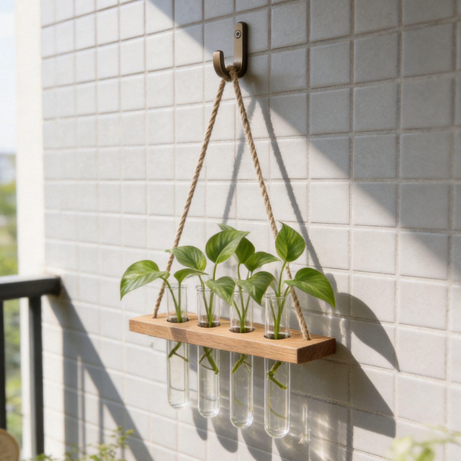 Wooden Base Plant Propagation  - Propagation Station Vase review and price